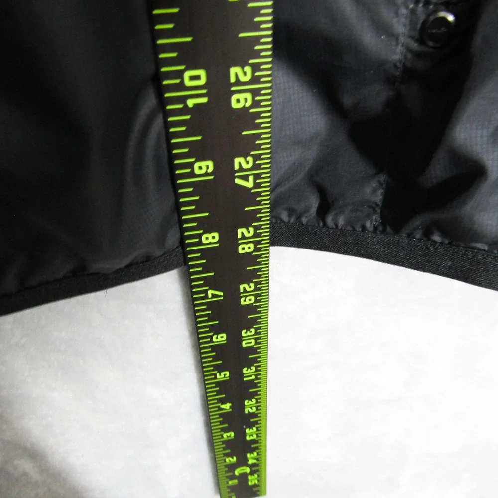 RLX Ralph Lauren Mens XXL Black Nylon Full Zip Windbreaker Jacket RLX67/10
